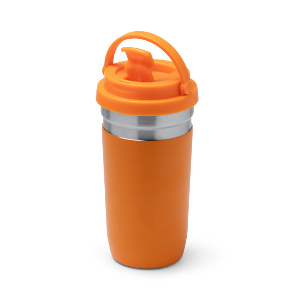 Stamina GREDOS Stainless steel thermal cup 500 ml in white - promotional merchandise printed with your company logo
