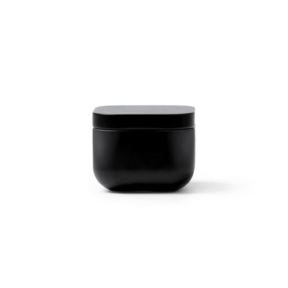 Stamina TRINI A square metal candle in black - promotional merchandise printed with your company logo