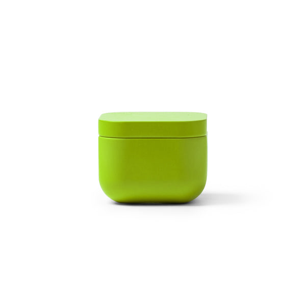 Stamina TRINI A square metal candle in oasis green - promotional merchandise printed with your company logo