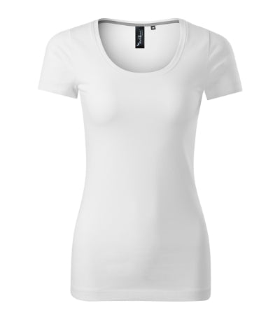 MALFINI Premium ACTION Women's T-shirt in white - promotional clothing printed with your company logo