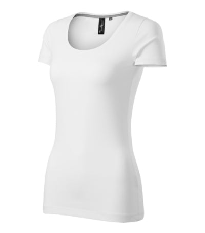 MALFINI Premium ACTION Women's T-shirt in white - promotional clothing printed with your company logo