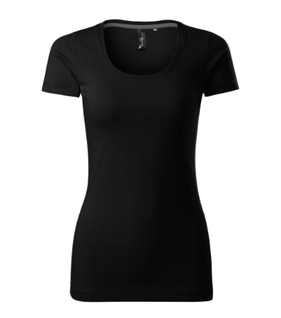 MALFINI Premium ACTION Women's T-shirt in black - promotional clothing printed with your company logo