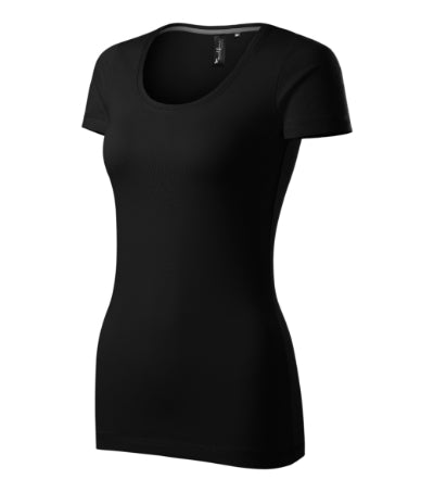 MALFINI Premium ACTION Women's T-shirt in black - promotional clothing printed with your company logo