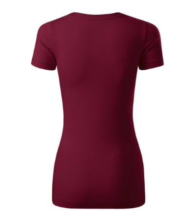 MALFINI Premium ACTION Women's T-shirt in garnet - promotional clothing printed with your company logo