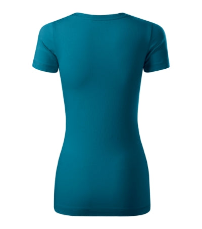 MALFINI Premium ACTION Women's T-shirt in petrol blue - promotional clothing printed with your company logo