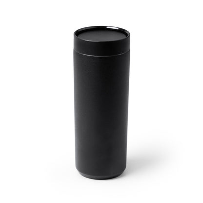 Stamina CLARKE Double-walled stainless steel thermal cup in white - promotional merchandise printed with your company logo