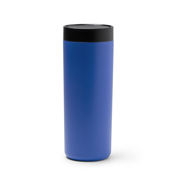 Stamina CLARKE Double-walled stainless steel thermal cup in royal blue - promotional merchandise printed with your company