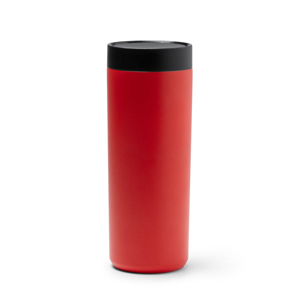 Stamina CLARKE Double-walled stainless steel thermal cup in red - promotional merchandise printed with your company logo