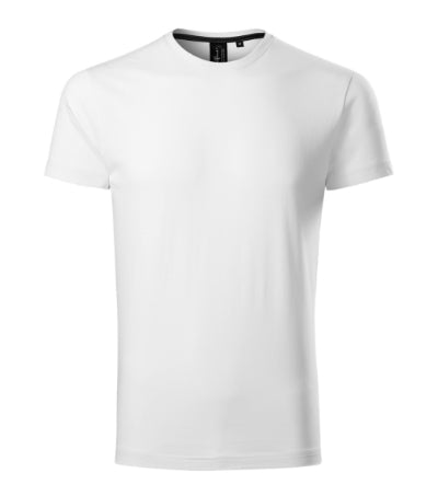 MALFINI Premium EXCLUSIVE Men's T-shirt in white - promotional clothing printed with your company logo