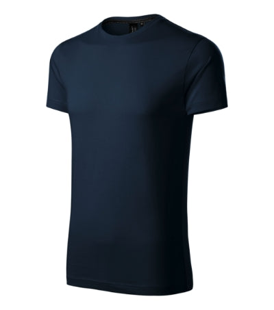 MALFINI Premium EXCLUSIVE Men's T-shirt in navy blue - promotional clothing printed with your company logo