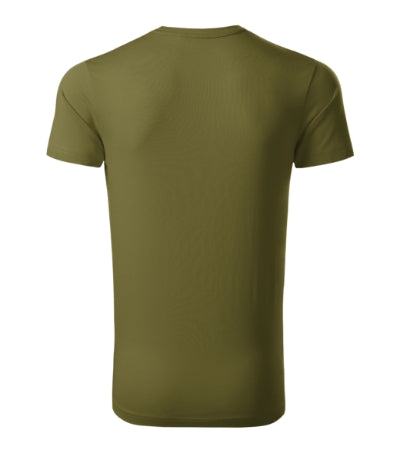 MALFINI Premium EXCLUSIVE Men's T-shirt in avocado green - promotional clothing printed with your company logo