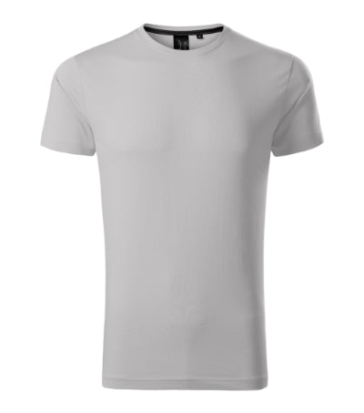 MALFINI Premium EXCLUSIVE Men's T-shirt in silver gray - promotional clothing printed with your company logo