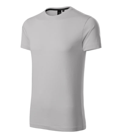 MALFINI Premium EXCLUSIVE Men's T-shirt in silver gray - promotional clothing printed with your company logo