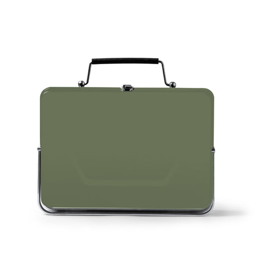Stamina RULOT Stainless steel portable barbecue in army green - promotional merchandise printed with your company logo
