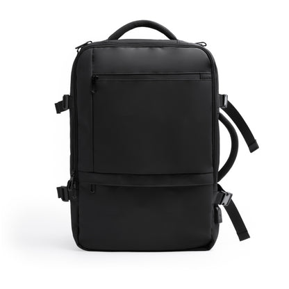 RAYAN - Extendable large capacity travel backpack made of PU leather