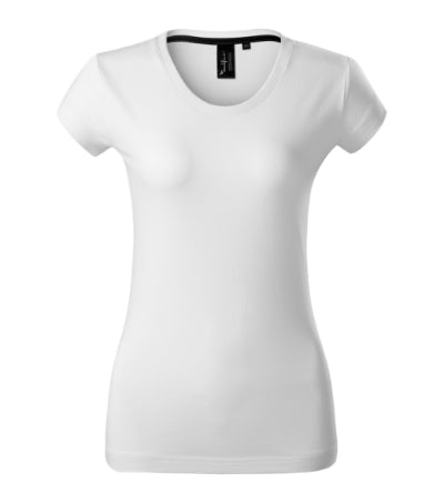 MALFINI Premium EXCLUSIVE Women's T-shirt in white - promotional clothing printed with your company logo