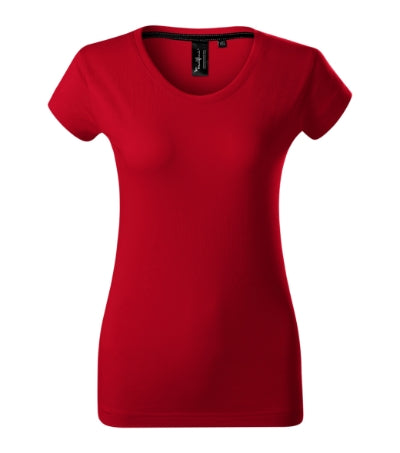 MALFINI Premium EXCLUSIVE Women's T-shirt in formula red - promotional clothing printed with your company logo