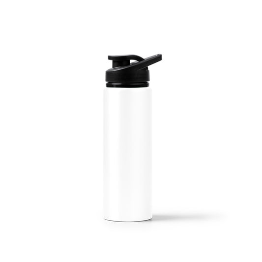 Stamina RAIDEN Recycled aluminium bottle 800 ml in white - promotional merchandise printed with your company logo