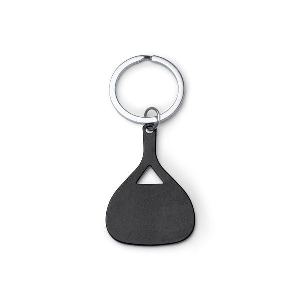 Stamina LEBRON Aluminium keyring in black - promotional merchandise printed with your company logo