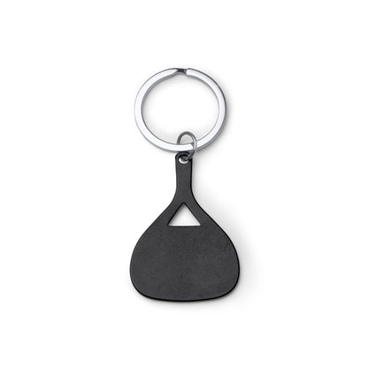 Stamina LEBRON Aluminium keyring in black - promotional merchandise printed with your company logo