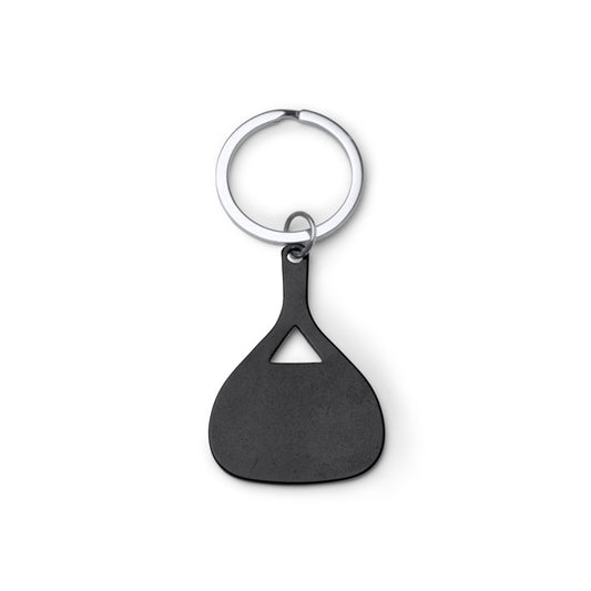 Stamina LEBRON Aluminium keyring in black - promotional merchandise printed with your company logo
