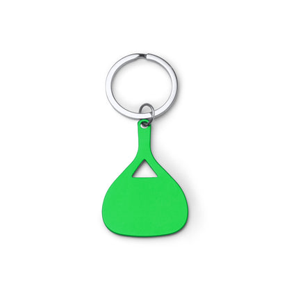 Stamina LEBRON Aluminium keyring in fern green - promotional merchandise printed with your company logo