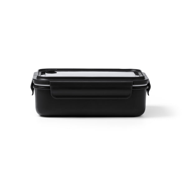 Stamina CARMEL PP lunch box in black - promotional merchandise printed with your company logo