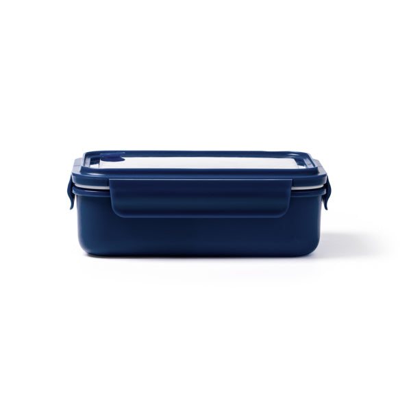 Stamina CARMEL PP lunch box in navy blue - promotional merchandise printed with your company logo