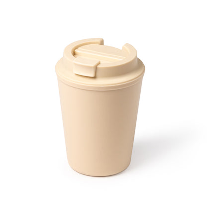 Stamina OKLAN PP travel mug 300 ml in white - promotional merchandise printed with your company logo
