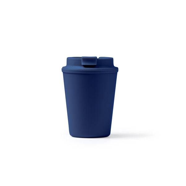 Stamina OKLAN PP travel mug 300 ml in navy blue - promotional merchandise printed with your company logo