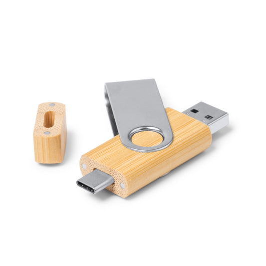 Stamina GATLIN Bamboo USB flash drive in bamboo - promotional merchandise printed with your company logo