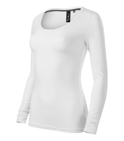 MALFINI Premium BRAVE Women's T-shirt in white - promotional clothing printed with your company logo