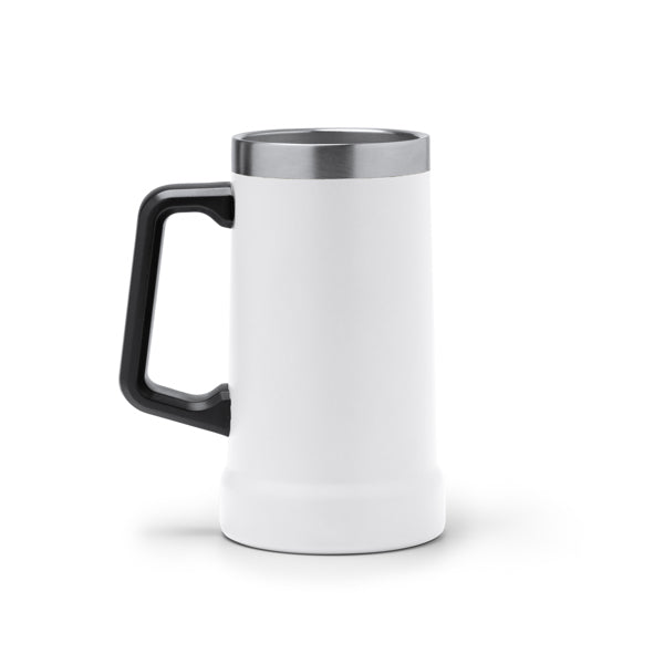 Stamina RONIN Recycled stainless steel jar in white - promotional merchandise printed with your company logo
