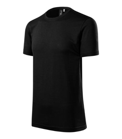 MALFINI Premium MERINO RISE Men's T-shirt in black - promotional clothing printed with your company logo