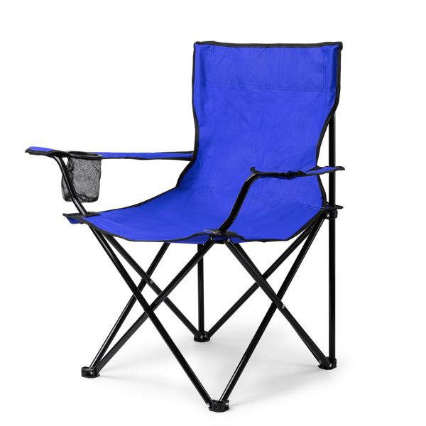 Stamina BEKAL Polyester folding chair in black - promotional merchandise printed with your company logo