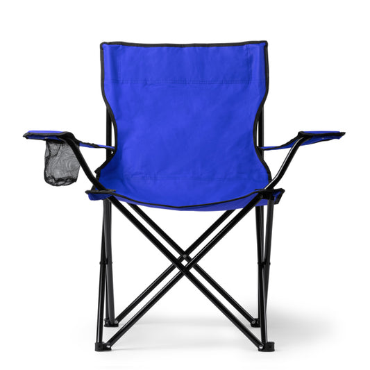 Stamina BEKAL Polyester folding chair in royal blue - promotional merchandise printed with your company logo