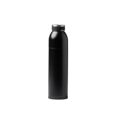 Stamina BOLT Stainless steel thermal bottle 650 ml in black - promotional merchandise printed with your company logo