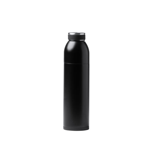 Stamina BOLT Stainless steel thermal bottle 650 ml in black - promotional merchandise printed with your company logo