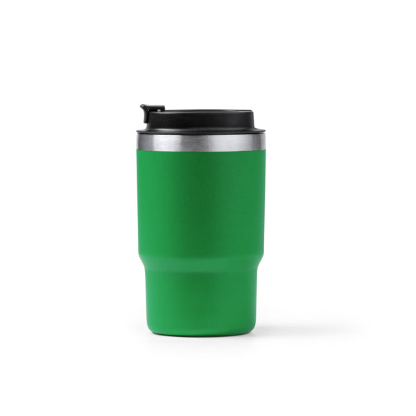 Stamina VENTURI Recycled stainless steel thermal cup 560 ml in fern green - promotional merchandise printed with your