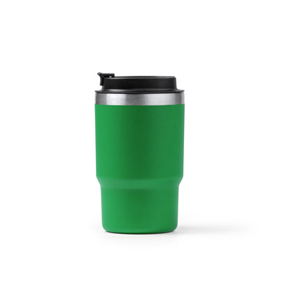 Stamina VENTURI Recycled stainless steel thermal cup 560 ml in fern green - promotional merchandise printed with your
