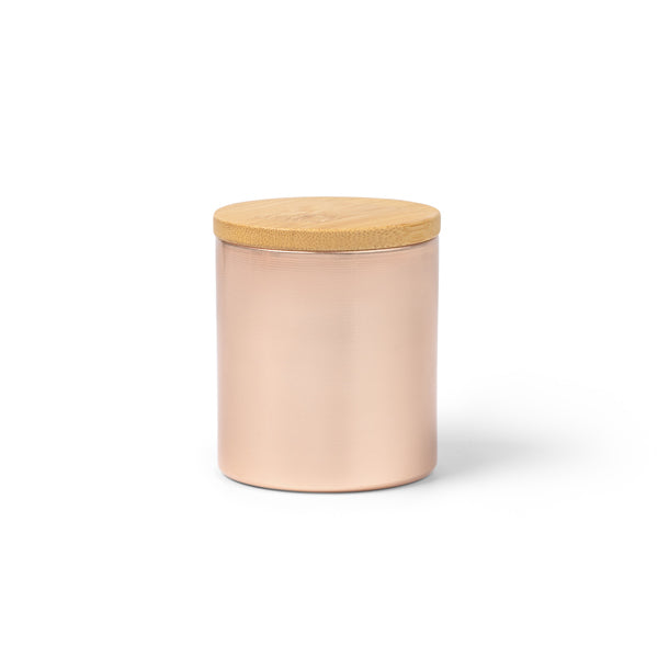 Stamina MARIS Scented candle in golden pink - promotional merchandise printed with your company logo