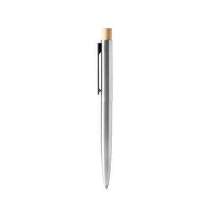 Stamina KENT Recycled stainless steel and ball pen in silver - promotional merchandise printed with your company logo