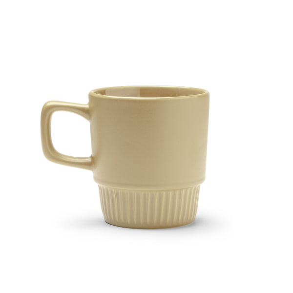 Stamina LONGI Ceramic mug 300 ml in beige - promotional merchandise printed with your company logo