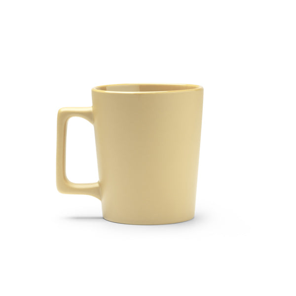 Stamina DUNLOK Ceramic mug 400 ml in beige - promotional merchandise printed with your company logo