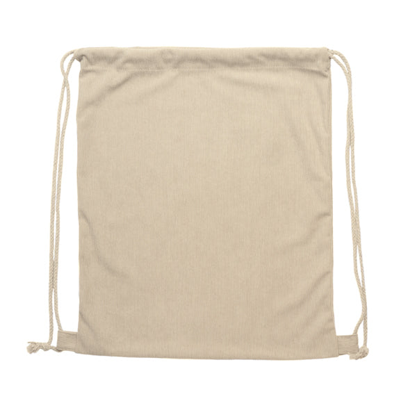 MASUR - Drawstring backpack made of corduroy fabric