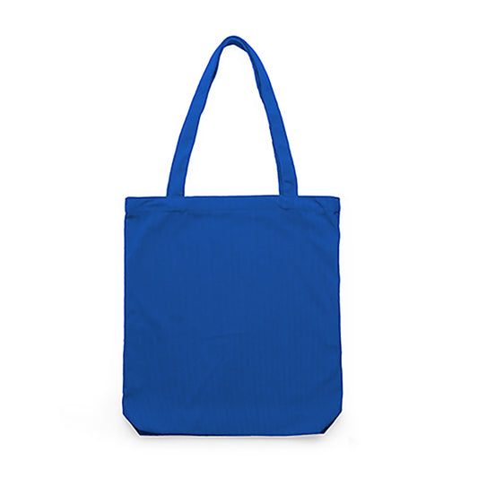 Stamina FASLER Corduroy fabric tote bag in royal blue - promotional merchandise printed with your company logo