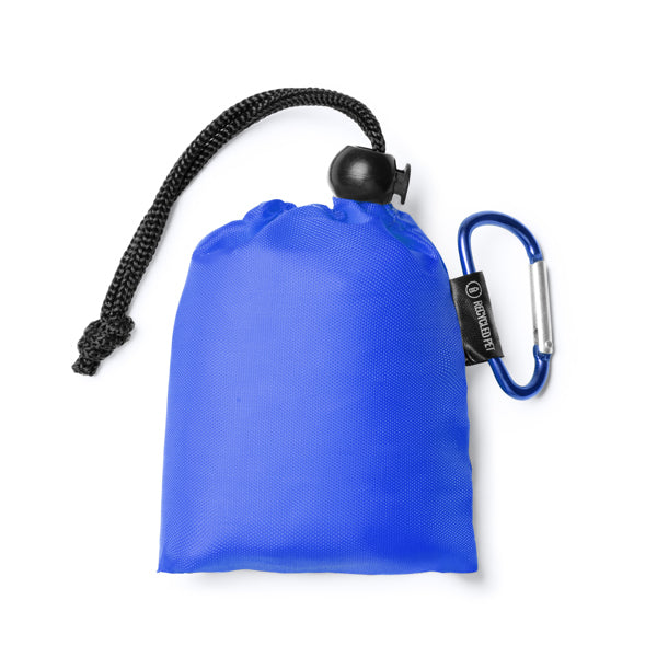 Stamina DECLAN LDPE rain poncho in royal blue - promotional merchandise printed with your company logo