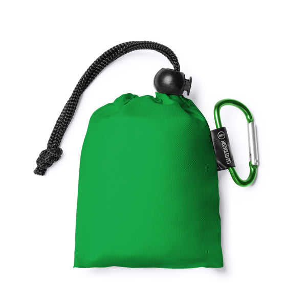 Stamina DECLAN LDPE rain poncho in fern green - promotional merchandise printed with your company logo
