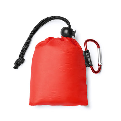 Stamina DECLAN LDPE rain poncho in red - promotional merchandise printed with your company logo