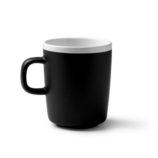 Stamina CARTUX Matte ceramic mug 270 ml in black - promotional merchandise printed with your company logo